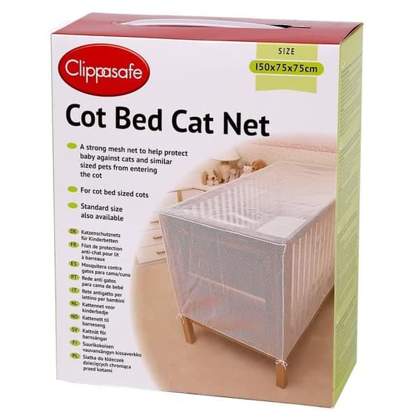 Skyddsnätd - Clippasafe - Universell - Anti-Katt - 150x75x75 cm - Tvättbar