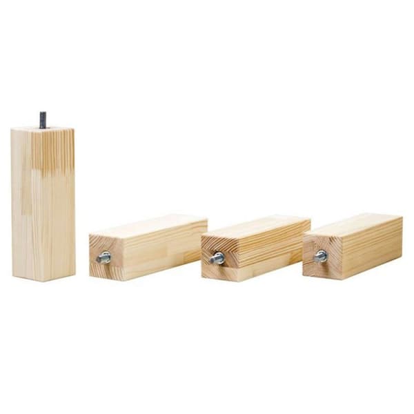 4 sängben 10 cm FOT tegelröd