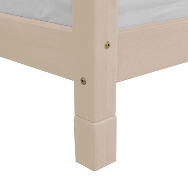 6 sängben 10 cm FOT beige