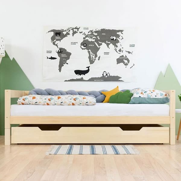 Sänglåda 90 x 180 BUDDY - beige
