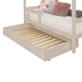 Miniatyrbild 1 av 4: 80 x 200 sänglåda med BUDDY sängbotten - beige