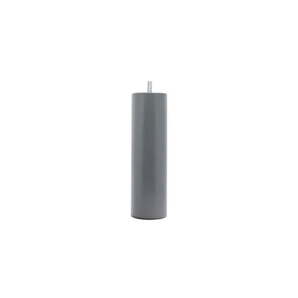 Set med 4 fotbrädor i bok – Höjd 20 cm – Antracitgrå lack – M8x20 skruvar