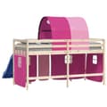 Miniatyrbillede 7 af 11: vidaXL gardiner med tunnel til højseng polyester pink