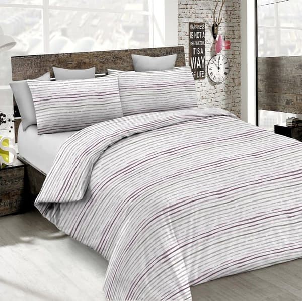 Italienskt sänglinne - B-CP-PC-2P-24-STRAITSROSA - MB Hem Italien, "Printed Colors" Påslakan, Straits Pink, 2 platser