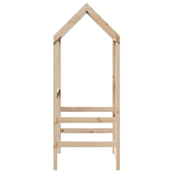 vidaXL Tak till barnsäng 108x70x176,5 cm massiv furu