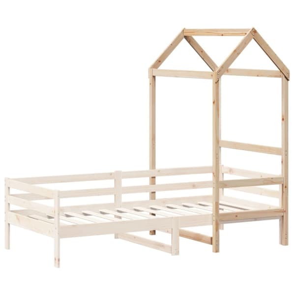 vidaXL Tak till barnsäng 108x70x176,5 cm massiv furu