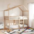 Miniatyrbillede 9 af 9: vidaXL stel til husseng 203x80,5x142 cm massivt fyrretræ