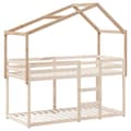 Miniatyrbillede 2 af 9: vidaXL stel til husseng 203x80,5x142 cm massivt fyrretræ