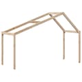 Miniatyrbillede 1 af 9: vidaXL stel til husseng 203x80,5x142 cm massivt fyrretræ