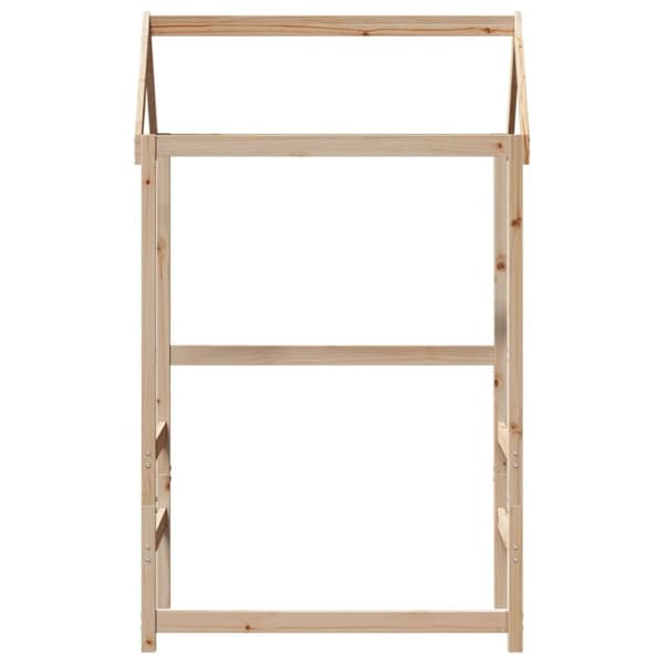 vidaXL Tak for barneseng 98x70x176,5 cm heltre furu