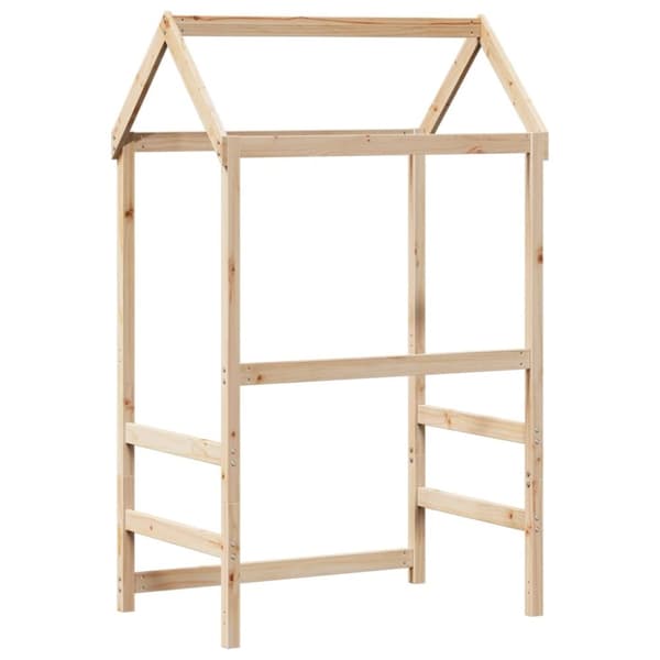 vidaXL stel til husseng 98x70x176,5 cm massivt fyrretræ
