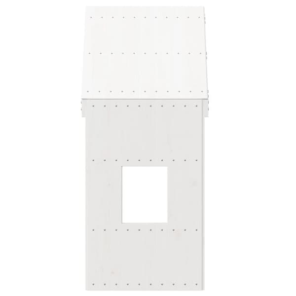 vidaXL Lastensängyn katos valkoinen 60x99x139,5 cm täysi mänty