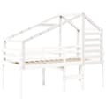 Miniatyrbillede 2 af 9: vidaXL stel til husseng 198x87x113 cm massivt fyrretræ hvid
