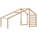 Miniatyrbilde 1 av 9: vidaXL Tak for barneseng 198x97x113 cm heltre furu