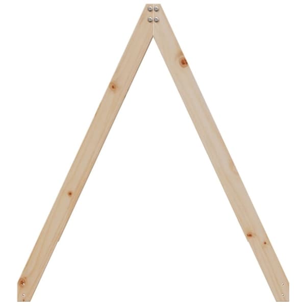 vidaXL stel til husseng 209x95,5x88 cm massivt fyrretræ