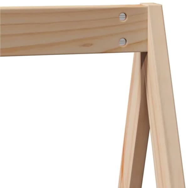 vidaXL stel til husseng 209x95,5x88 cm massivt fyrretræ