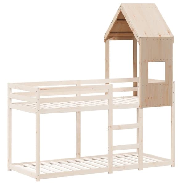 vidaXL stel til husseng 55x99x139,5 cm massivt fyrretræ