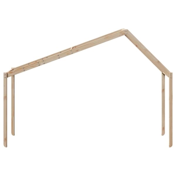 vidaXL Tak for barneseng 203x95,5x142 cm heltre furu