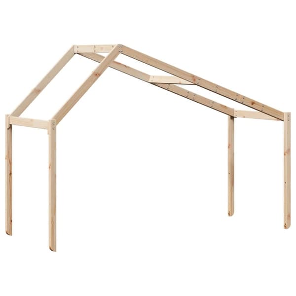 vidaXL Tak for barneseng 203x95,5x142 cm heltre furu