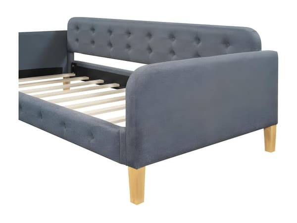 90*200cm bäddsoffa, dagbädd, knappspikdekoration, enkel och elegant