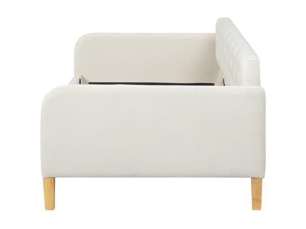 90*200cm bäddsoffa, dagbädd, knappspikdekoration, enkel och elegant