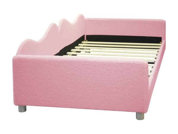 Baby seng Polstret seng 90*200cm, Sovesofa Seng Ramme Bamse Stof Multifunktionel Blød seng Ungdomsseng Gæsteseng