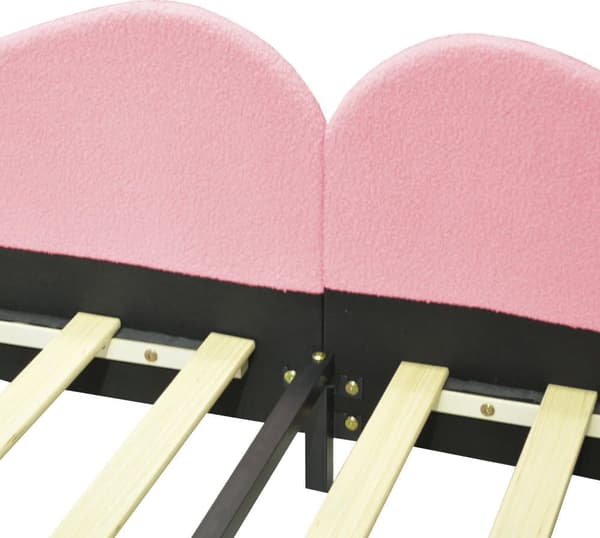 Baby seng Polstret seng 90*200cm, Sovesofa Seng Ramme Bamse Stof Multifunktionel Blød seng Ungdomsseng Gæsteseng