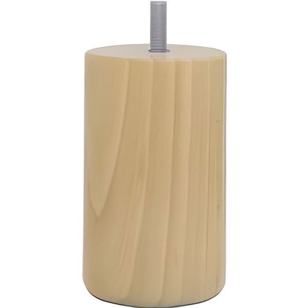 Set med 4 fotbrädor i bok – Höjd 10 cm – Klarlack – M8x20 skruvar.