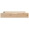 Miniatyrbillede 3 af 8: vidaXL sengeskuffer med hjul 2 stk. 90x55x16 cm massivt fyrretræ