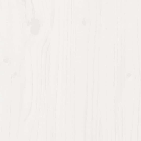 vidaXL Sengeskuffer 2 stk hvit 65x55x17 cm heltre furu