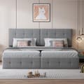 Miniatyrbillede 2 af 8: Fløjl sovesofa