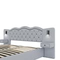 Miniatyrbillede 9 af 9: Sengelinned Toiletseng 180x200 cm - 2 natborde med USB-stik og lamper