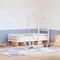 Miniatyrbild 1 av 2: Tak till barnsäng vit 108x70x176,5 cm massiv furu