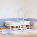 Miniatyrbild 1 av 2: Tak till barnsäng vit 118x70x176,5 cm massiv furu