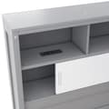 Miniatyrbild 6 av 8: Utdragbar säng av massivt trä, 90 x 200 cm, med USB-laddningsuttag -Vit