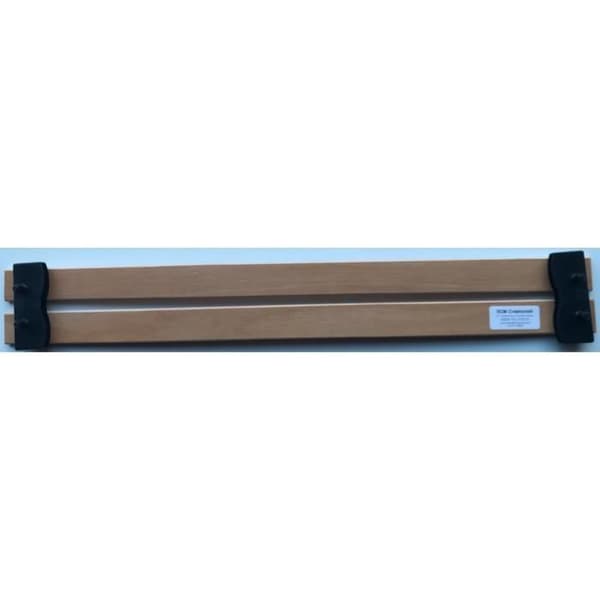 set med 2 lameller 87,3 cm (873 mm) bredd 38 mm tjocklek 8 mm med 2 tvåsidiga ändar att fästa på