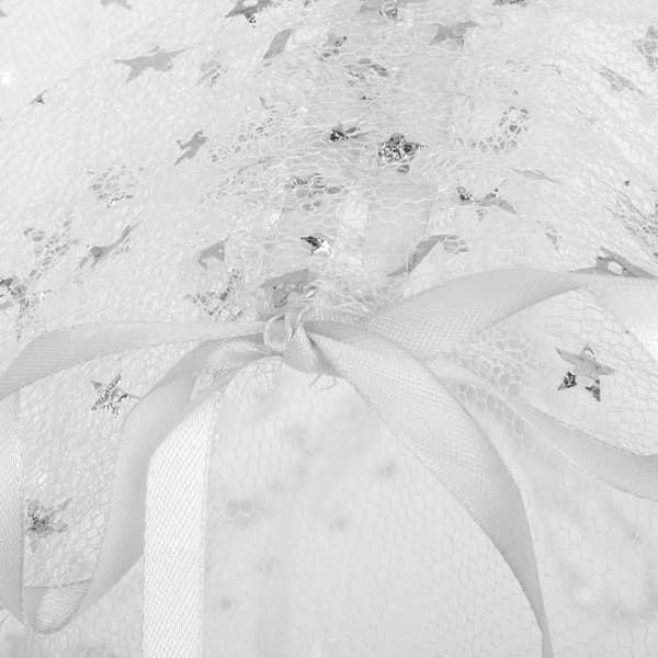 Barnsänghimmel - ATMOSPHERA - Prinsessa - Grå Silver - D. 60 cm - H. 250 cm