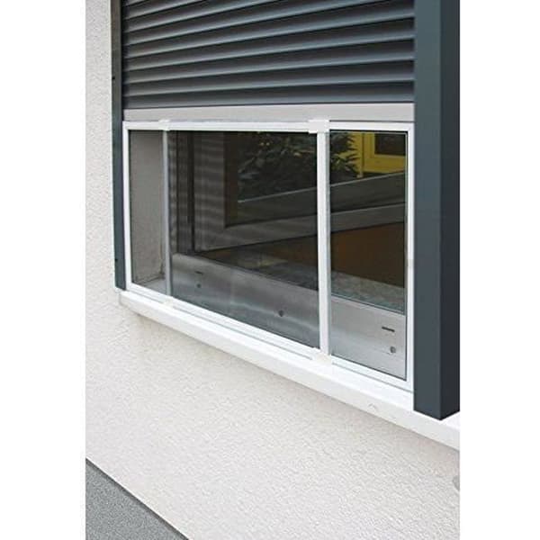 Schellenberg Insectstop Skjutmyggnät för fönster med rullgardin 142 x 50 cm - 50810