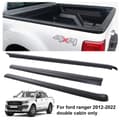 Miniatyrbillede 2 af 2: Bagklap Trim Dæksel til Ford Ranger, Holdbart ABS Materiale, Nem Installation,3 stk.