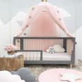Miniatyrbild 2 av 4: Princess Dream Bed Myggnät 7 Layer Mesh Klänning Tält Hängande Rosa Kupol 60*240cm