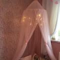 Miniatyrbild 1 av 4: Princess Dream Bed Myggnät 7 Layer Mesh Klänning Tält Hängande Rosa Kupol 60*240cm