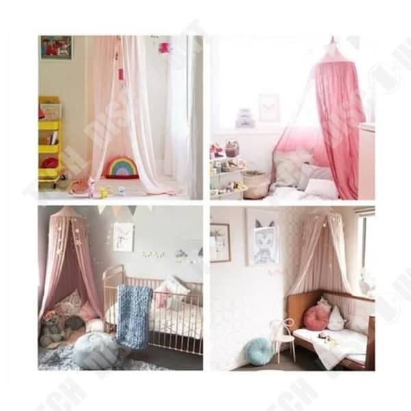 TD® Myggnät babysäng himmel vuxen flicka prinsessa rumsdekoration myggmedel rosa färg bomullsdesign