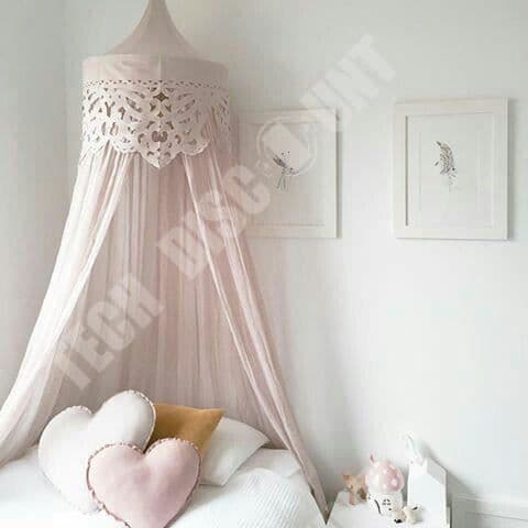 TD® Myggnät Barndesign Rosa Modern stil Dekoration Sovrumsinredning unik sänghimmel försköna sovrummets utseende
