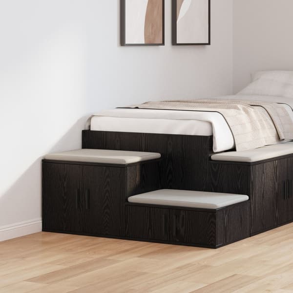 Förvaringsskåp Svart 108x41x40 cm av konstruerat trä