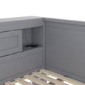 Miniatyrbillede 9 af 10: 140x200cm Daybed med LED og fatning - med en 90x190cm udtræksseng - Grå