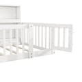 Miniatyrbillede 11 af 11: Træseng 90 x 200 cm - med opbevaringsende og lamelramme - hvid