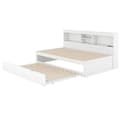 Miniatyrbillede 6 af 11: Daybed 90x200cm Avec Un Lit Gigogne 90x190cm - Sengekommode med LED og stik, hvid