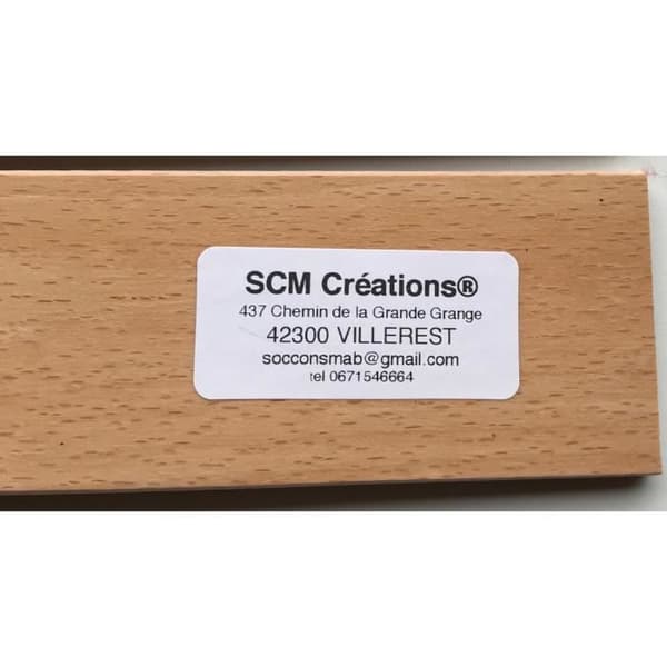 Björklatte - SCM Créations - 66 cm - 38 mm bredd - 8 mm tjocklek - 7 skikt
