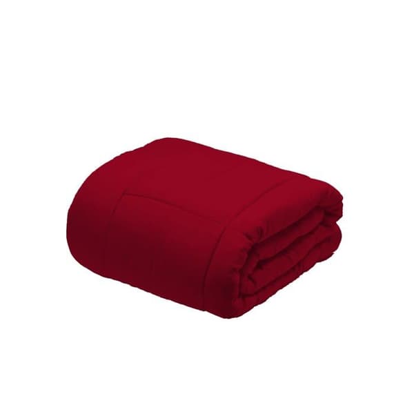 Reservdelssängkläder Italienska sängkläder - PIUM.EST-bordeaux/panna-2P - Sommartäcke 2 ställen Bordeaux/Creme