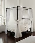 Miniatyrbild 1 av 4: Royale Linens Myggnät - 9325-150-0100 - Sänggardinset i polyester, vit, One Size